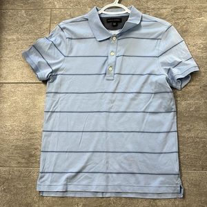 Banana Republic Medium Blue Short Sleeve Polo Shirt